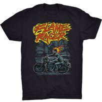 Ghost Rider Koszulka Motocyklista Czaszka Motocykl