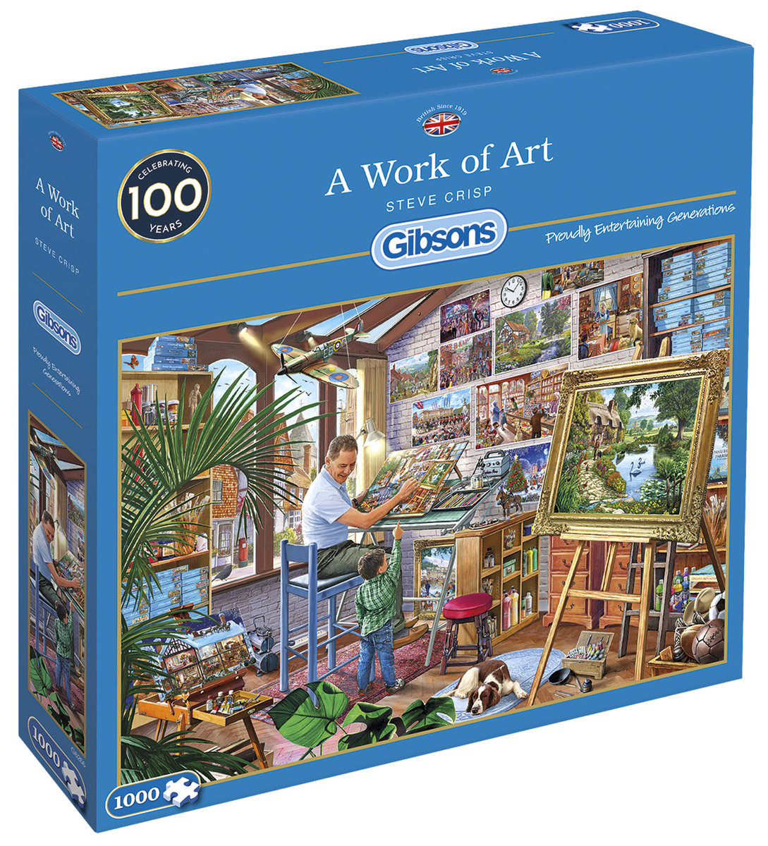 Gibsons, puzzle, Dzieło sztuki, 1000 el.