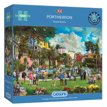 Gibsons, Puzzle Portmeirion / Walia, 1000 el. - Gibsons