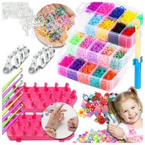 Giga Zestaw Gumki Do Robienia Bransoletek Duży Xxxl 15000 Prezent Urodziny