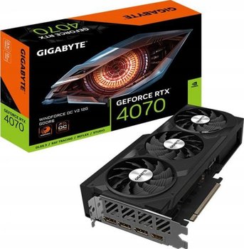 Gigabyte GeForce RTX 4070 WINDFORCE 3 OC V2 12GB DLSS 3 - Gigabyte