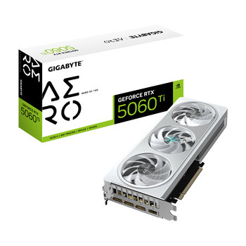 Gigabyte GeForce RTX 5060 Ti AERO OC 16GB GDDR7 DLSS 4 (GV-N506TAERO OC-16GD) - Gigabyte