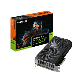 Gigabyte GeForce RTX 5060 Ti WINDFORCE 16GB GDDR7 DLSS 4 (GV-N506TWF2-16GD) - Gigabyte