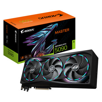 Gigabyte GeForce RTX 5090 AORUS MASTER 32GB GDDR7 DLSS 4 (GV-N5090AORUS M-32GD) - Gigabyte