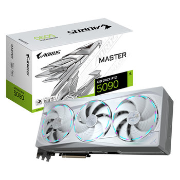 Gigabyte GeForce RTX 5090 AORUS MASTER ICE 32GB GDDR7 DLSS 4 (GV-N5090AORUSM ICE-32GD) - Gigabyte