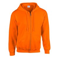 Gildan Bluza Z Kapturem Dla Dorosłych Unisex Heavy Blend Full Zip (3XL / Jasnopomarańczowy) GILDAN