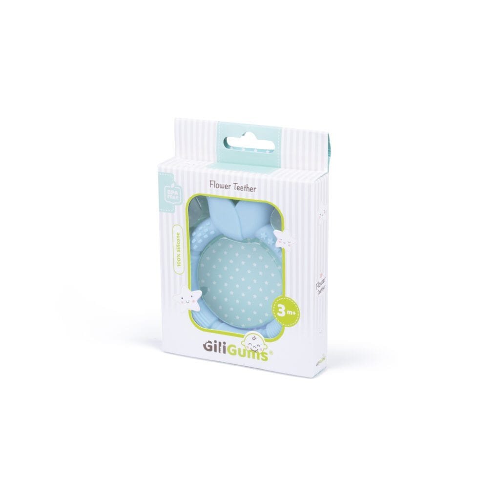 Фото - Інтерактивні іграшки GiliGums Sensoryczny gryzak dla dziecka Kwiatek niebieski