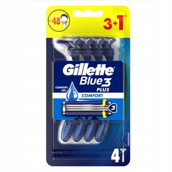 Gillette Blue 3, Jednorazowe maszynki do golenia, 4 szt. - Gillette