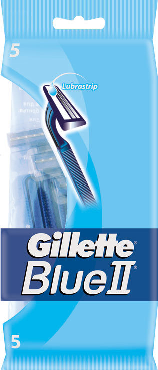 Gillette, Blue II, maszynki do golenia, 5 szt. Gillette, Blue II, maszynki do golenia, 5 szt.