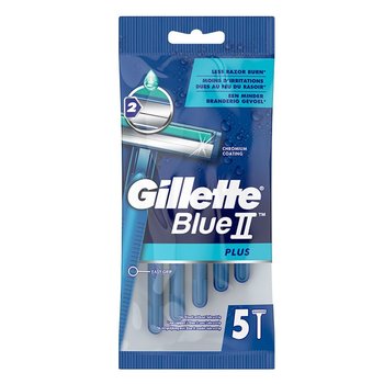Gillette,Blue II Plus jednorazowe maszynki do golenia 5szt. - Gillette