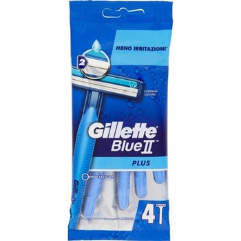 Gillette,Blue II Plus jednorazowe maszynki do golenia dla mężczyzn 4szt - Gillette