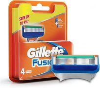 Gillette Fusion5 Wymienne Ostrza Wkłady Do Maszynki Do Golenia 4szt. Gillette