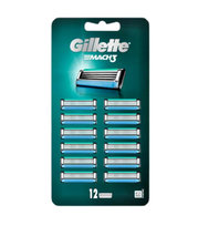 Gillette Mach3, Wkłady Do Maszynki, Nożyki Do Golenia 12szt. Oryginalne Gillette