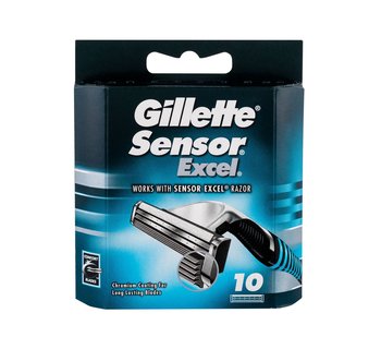 Gillette, Sensor Excel, Ostrza Wkłady Do Maszynki, 10 Szt. - Gillette