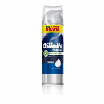 Gillette, Series Sensitive pianka do golenia dla skóry wrażliwej 250ml - Gillette