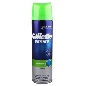 Gillette, Series Sensitive, żel do golenia dla mężczyzn, 200 ml - Gillette