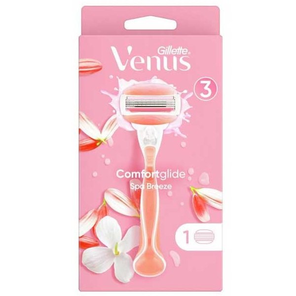 Gillette, Venus Comfortglide Spa Breeze Maszynka Do Golenia + Wymienne ...