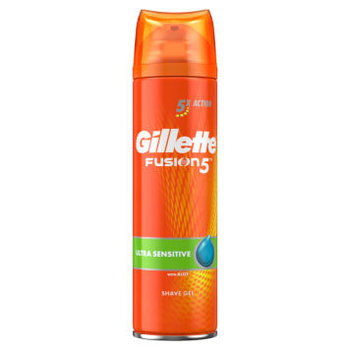 gillette żel do golenia fusion ultra sensitive 200ml - Gillette