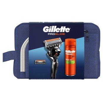 Gillette, Zestaw kosmetyków, 3 szt. + Kosmetyczka - Gillette