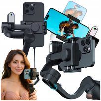 GIMBAL DO TELEFONU KAMERA AI STATYW STABILIZATOR ZOOM BLUETOOTH APLIKACJA
