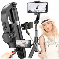 GIMBAL STABILIZATOR OBRAZU AUTOMATYCZNY SKŁADANY STATYW PILOT BLUETOOTH