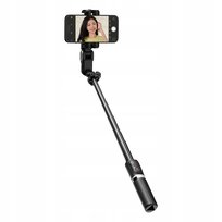 Gimbal Statyw Selfie Stick Lampa Led + Pilot Do Telefonu / Aochuan M1 Pro