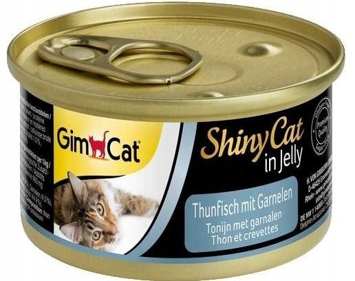 Фото - Корм для кішок Gimpet Gimcat Shiny Cat Tuna & Garnelen 70G 