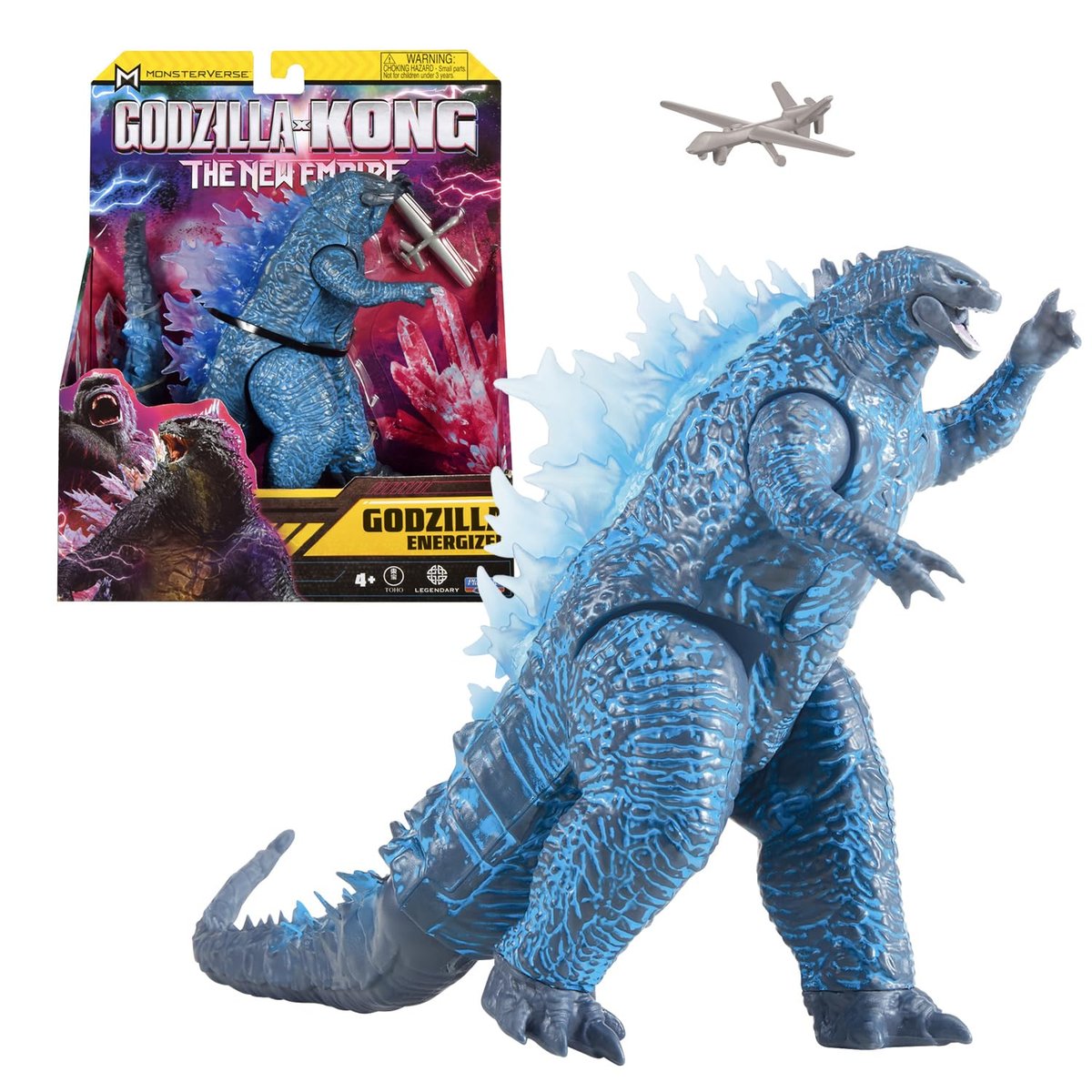 Giochi Preziosi Godzilla For Kong The New Empire-Godzilla Evolved Version Act Collectible Figures 15 Cm Articulated Detailed And Accessoried, For Children From 4 Years