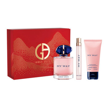 Giorgio Armani My Way  zestaw - woda perfumowana  90 ml Refillable + woda perfumowana  10 ml Refillable + balsam do ciała 50 ml 1 - Giorgio Armani