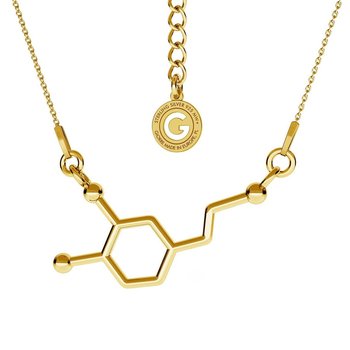 Giorre, Naszyjnik damski Dopamina wzór chemiczny, 50 cm - GIORRE