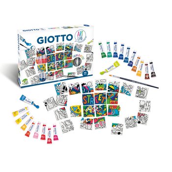 Giotto, Color & Puzzle, Zestaw artystyczny do technik olejnych z przewodnikiem  - Fila