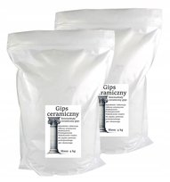 Gips ceramiczny rzeźbiarski śnieżnobiały do odlewów dłoni dekoracji 8 kg