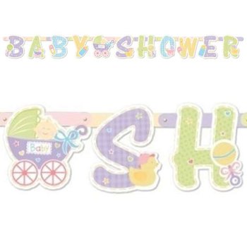 Girlanda, Baby Shower, 200 cm - Amscan