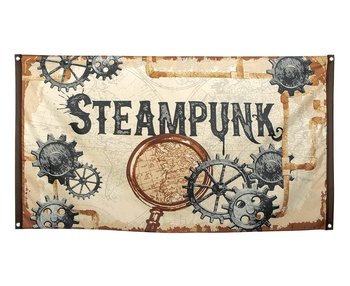 Girlanda, Banner Steampunk, Rozm. 90 X 150 Cm - Boland