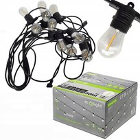 Girlanda Lampki ogrodowe 10m 10 sztuk zarówek LEDOWE IP68 Plastikowe taras