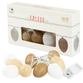 Girlanda Lampki Wielkanocne Światełka Jajka Pisanki 135 Cm Na Baterie - EDANTI