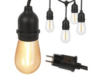 Girlanda Łańcuch Świetlny 10X Led E27 Lampki Oświetlenie Ogrodowe Do Ogrodu