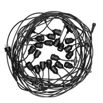 Girlanda Ogrodowa Do Żarówek Danda 20Xe27 20M Ip54 Wodoodporna Czarna Edo777467 Edo Garden Line