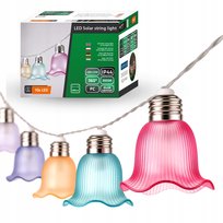 GIRLANDA SOLARNA lampka OGRODOWA LED Świetlna Lampki Solarne Ogrodowe 10x