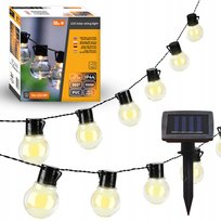 Girlanda solarna ogrodowa kulki 10 led