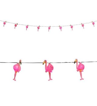 Girlanda Świecąca Z Flamingami 2,5M