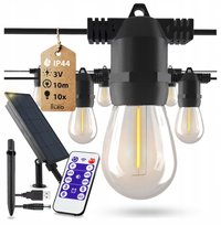 Girlanda świetlna Smartled 1000 cm solarne czarny