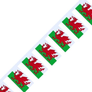 Girlanda z flagą Walii 50 sztuk 14x21cm - Inny producent (majster PL)