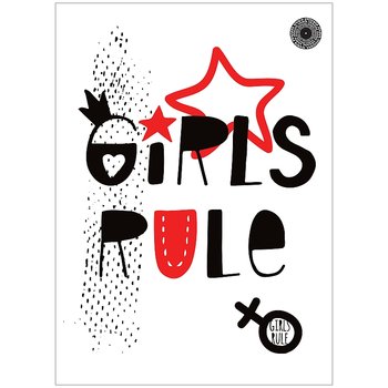 Girls Rule Brulion 96K A5 W Kratkę Folia Mat + Lakier - Ziemia obiecana jami