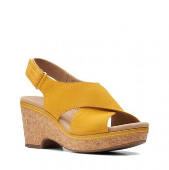 Giselle Cove [yellow suede] - rozmiar 43 - Clarks