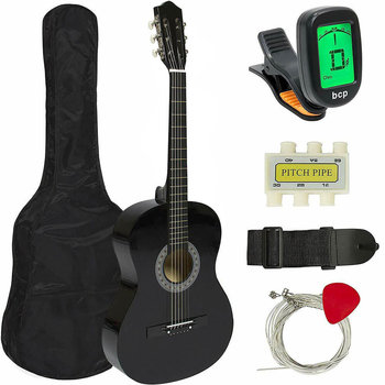 Gitara Akustyczna Dla Początkujących, Z Tunerem W Prezencie, W 2 Kolorach-Czarna - Inny producent
