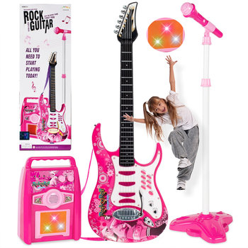 Gitara DLA DZIECI Elektryczna Wzmacniacz + Mikrofon Z337R - Stator