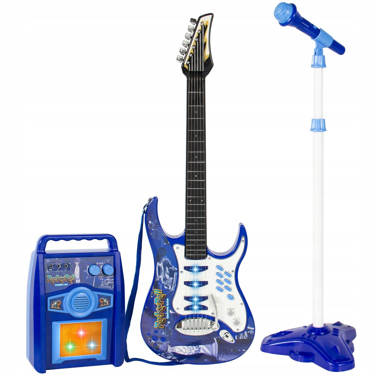 Gitara Z Mikrofonem I Wzmacniaczem Dla Dzieci
