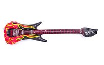 Gitara dmuchana 90 cm z motywem płomieni Tamipol