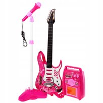 Gitara elektryczna dla dzieci, różowa, Ramiz RAMIZ
